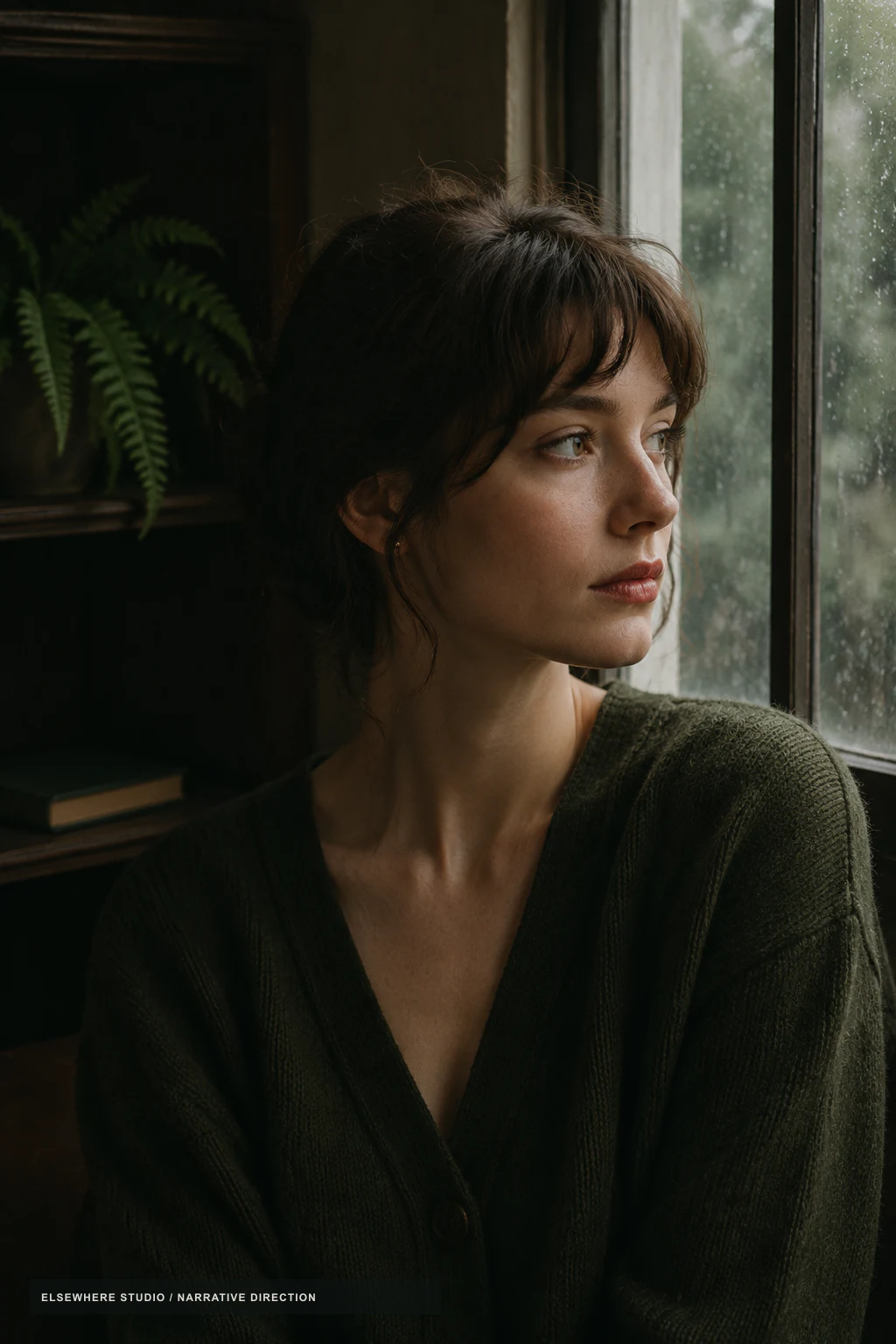 Editorial portrait for Narrative Direction in a botanical reading room